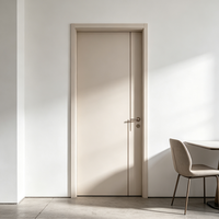 Puertas de Madera Sólida para Dormitorio con Aislamiento Acústico, Diseño Minimalista, Acabado sin Laca, Uso Interior, Garantía de 3 Años