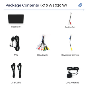 Lecteur multimédia portable MEKEDE X10 <span class=keywords><strong>X20</strong></span> X30 2 Din 9 pouces, écran tactile Android, autoradio stéréo universel - Product Image 4