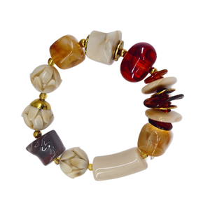 Fashion <b>Beaded</b> <b>Bracelet</b> 316L Stainless Steel PVD <b>Gold</b> Plating Sustainable Resistant Jewelry Accessory - Product Image 2