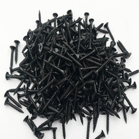 Vis autoperceuses Torx moletées en acier inoxydable et fer noir pour cloisons sèches, filetage interne/extérieur, galvanisées en pouces