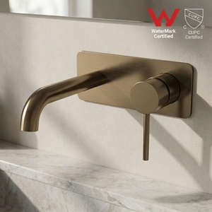 Rubinetti a parete Australia Watermark per lavanderia/bagno, miscelatori monocomando in ottone anticato per lavabo/lavello - Product Image 1