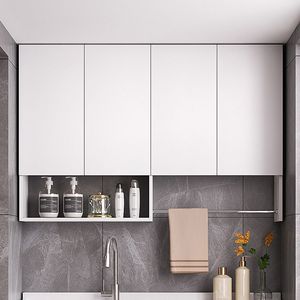 Wan Yusen Stainless Steel <b>Wall</b> <b>Cabinet</b> Rectangle Punch Free Polished Storage For Balcony And Bathroom - Product Image 1