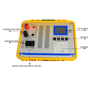 เครื่องวัดความต้านทานแบบพกพา NCEL JSL9A01 100A โอห์มมิเตอร์ สำหรับวัดความต้านทานหน้าสัมผัสของวงจรเบรกเกอร์ไฟฟ้าแรงสูง - Product Image 2
