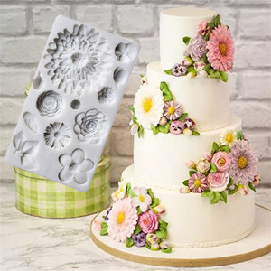 Molde <span class=keywords><strong>de</strong></span> <span class=keywords><strong>Fondant</strong></span> con Forma <span class=keywords><strong>de</strong></span> Rosa <span class=keywords><strong>para</strong></span> Decoración <span class=keywords><strong>de</strong></span> Pasteles, Moldes <span class=keywords><strong>para</strong></span> Hornear - Product Image 5