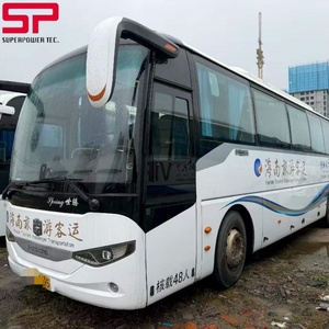 รถบัสโดยสารจงทง 6116 48 ที่นั่ง มาตรฐานไอเสียระดับ 5 แห่งชาติ เครื่องยนต์ไวชัย 300 แรงม้า ระบบกันสะเทือนแบบลมและรีทาร์เดอร์ สำหรับการขนส่งผู้โดยสารทางท่องเที่ยว - Product Image 2