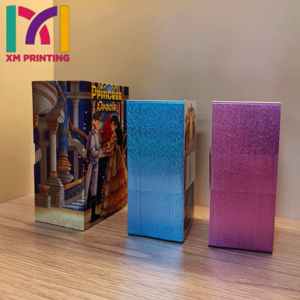 高级定制塔罗牌，带粉色和蓝色边框的卡片和富有表现力的艺术作品 - Product Image 5