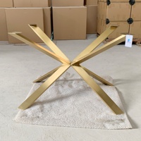 Pied de meuble en fonte, hauteur d'araignée, meuble de table en acier et métal, parfait pour une salle à manger
