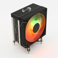 4HW-12B-9YNDG3  Refroidisseur de processeur en cuivre et aluminium avec caloducs