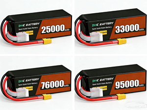 DHC 25000mAh 15C 45.6.2V 12S FPV <strong>LiPo</strong> <strong>Battery</strong> Pack For Aerial Photography Logistics Agricultural UAV Drones 15/18inch 800 Cycles - Product Image 2