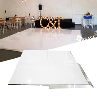 Plancher de danse portable blanc brillant Igracelite pour mariage sur plancher de danse blanc