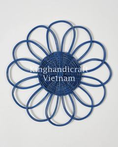 Manteles individuales de mesa de bambú tejidos a mano de lujo sostenibles, esteras y almohadillas ecológicas para Decoración de mesa - Product Image 5