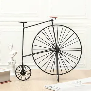 Retro Simple Romantic Iron Bicycle Decorationretro Wine Cabinet Desk Decoration Wrought Iron Bicycle Model Decoration Bike Model