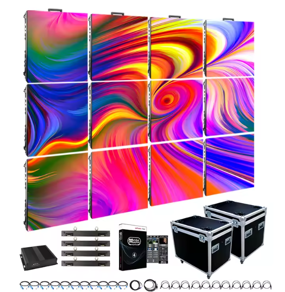 Full Color Led Video Wall Indoor Outdoor P2.6 P2.9 P3.91 Rental Events Church Stage Modular Led Display Screen