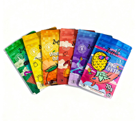 Sachet Doypack Personnalisé en Mylar avec Fermeture Zip Refermable, Adapté au Micro-ondes, Impression Numérique Personnalisée, Anti-Odeur pour Stockage Alimentaire (Sushi)