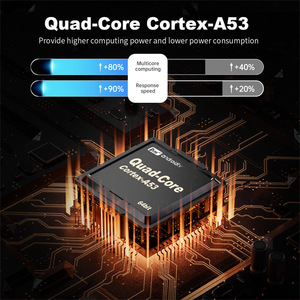 กล่องรับสัญญาณทีวี TV98 RK3518 ATV ระบบ Android 14 แท้ ชิปประมวลผล Quad-core รองรับความละเอียด 8K พร้อม <span class=keywords><strong>WiFi</strong></span> 5.0 และ Dual-Band สำหรับการค้าต่างประเทศ รุ่น X96Q - Product Image 2