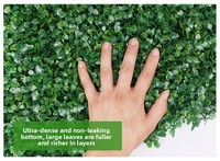 Mur végétal artificiel en plastique vert, gazon écologique résistant aux UV, décoration intérieure et extérieure pour anniversaire