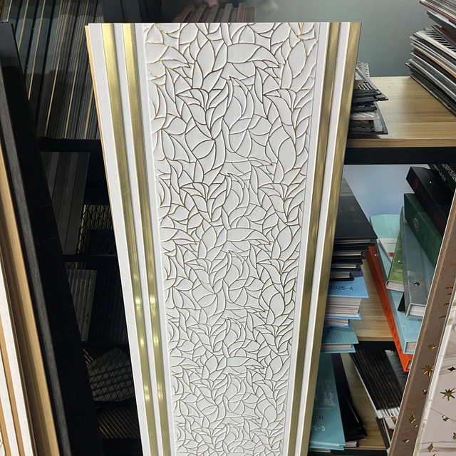 Easy Install PS Wall Panel Decorative Wall Board Gilded Carved Design PS Wall Panel for Decoration