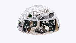 Tenda a Cupola Geodetica da 6m da Glamping Igloo di Lusso Trasparente in PVC per Esterni Misure Personalizzate - Product Image 4