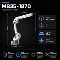 MB35-1870 Brazo Robótico Industrial de 6 Ejes, Soldador Láser Maxpower para Producción Automática y Manipulación de Metales Pesados