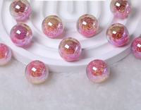 Perles en verre rose motif dragon 16 mm, électroplaquées optiquement, pour stylos à perles et chaînes de téléphone – Meilleures ventes en direct