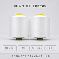 Tissu de tricotage pour textile de maison en polaire ultra doux, fil entrelacé léger 100 % polyester DTY 75/144, qualité AA, certifié Oeko-Tex 100