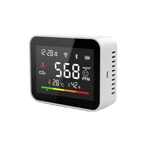 Tuya Wifi CO2 Meter Carbon Dioxide Detector nhiệt độ độ ẩm cảm biến USB thông minh chất lượng không khí màn hình với <span class=keywords><strong>LCD</strong></span> hiển thị - Product Image 4