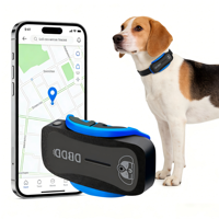 GPS para Perros con IA, Monitoreo de Salud y Actividad 24/7, Ubicación en Tiempo Real, Alertas de Geocerca, Sonido LED, Resistente al Agua, Silicona y Plástico