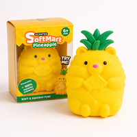 Jouet Squishy Géant Pêche, Jouet Anti-stress Souple à Presser en Forme de Fruit, Pêche Géante à Presser, Vente en Gros, Caoutchouc, 5 à 7 Ans