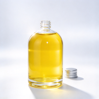 Bouteilles en verre transparent à fond épais et épaule ronde pour le stockage d'échantillons et l'emballage en gros
