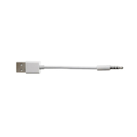 Câble audio de remplacement USB 2.0 mâle vers jack 3,5 mm 4 pôles pour synchronisation de données et chargement, compatible iPod Shuffle 3e et 4e génération - Vente en gros