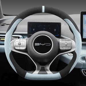 Cubierta de <span class=keywords><strong>volante</strong></span> de gamuza de 36cm, 38cm-Diseño ultrafino para todas las estaciones para coches de <span class=keywords><strong>mujer</strong></span> - Product Image 2