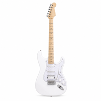 Guitare D-130S pour débutants, style ST, 6 cordes, corps plein, avec micros HSS, manche en érable, trémolo pour la performance