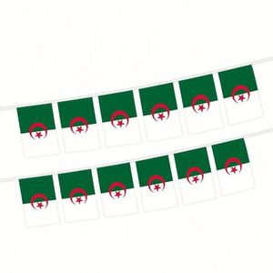 Bandera de Poliéster de Argelia, Directo de Fábrica, con Cuerda, Resistente a la Decoloración, Calidad Premium para Eventos - Product Image 2