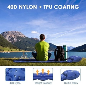 <span class=keywords><strong>Esterilla</strong></span> de nailon 40D para acampar, <span class=keywords><strong>autohinchable</strong></span>, con almohada, impermeable, para dormir, compacta, ultraligera - Product Image 5