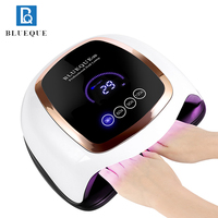 Séchoir à ongles à LED UV 168W et lampe professionnelle-42 perles LED équipées d'un écran LCD, assure un durcissement précis pour l'art des ongles à la maison