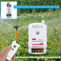 Interrupteur intelligent sans fil 220V avec télécommande 433/315MHz pour contrôle longue distance de 1km, idéal pour pompes à eau, moteurs, irrigation agricole et LED