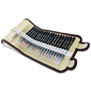 Ensemble de 20+1 stylos pinceaux aquarelles mélangables avec bloc de dessin - Product Image 3
