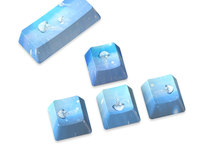 Clavier mécanique AFLION ABS avec touches allemandes, russes, françaises, espagnoles, coréennes, thaïlandaises, compatible avec les configurations standard 87/104