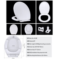 XJ-823 Abattant de toilettes universel à prix abordable avec fermeture douce – Fournisseur