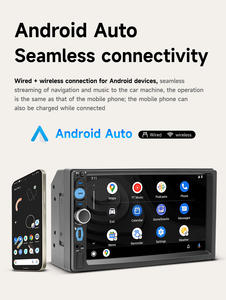 <span class=keywords><strong>Radio</strong></span> para Auto BQCC 2DIN con Pantalla Táctil IPS de <span class=keywords><strong>7</strong></span> Pulgadas, RGB, Mirror Link, FM/USB/AUX/SWC, Reproductor Multimedia con Carplay - Product Image 2