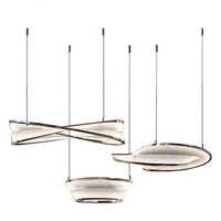 Lustre Chandler, lustre moderne de luxe, luminaires suspendus, hall d'hôtel, villa, salon, hall, lustre sur mesure