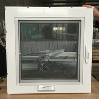 Nouveau Design Upvc Fenêtres à Double Vitrage Fenêtre à Manivelle Fenêtre de Maison avec Quincaillerie Allemande