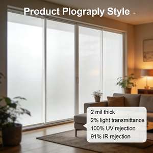 Película para <span class=keywords><strong>Ventanas</strong></span> de Fácil Instalación, con Protección UV y Rechazo de Calor, Película Arquitectónica para Vidrio, Adhesivo para <span class=keywords><strong>Ventanas</strong></span> de Hogar y Oficina, de Uso Amplio - Product Image 5