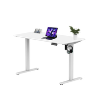 Bureau moderne pour la maison et le bureau, table électrique réglable en hauteur, cadre de bureau à moteur unique pour position assise ou debout