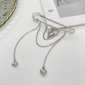 Tobillera de Metal con Colgante de Corazón para Mujer, Cadena para Ajustar la Cintura, Estilo Europeo/Americano, Éxito de Ventas en <span class=keywords><strong>Instagram</strong></span> - Product Image 4