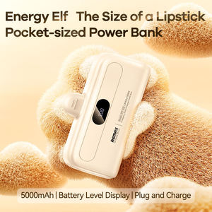 <span class=keywords><strong>Remax</strong></span> Rpp-632 มินิพาวเวอร์แบงค์ 5000mAh ชาร์จเร็วแบบ Type C แบตเตอรี่สำรองพร้อมไฟ LED - Product Image 3