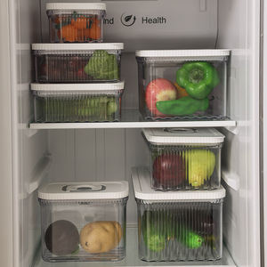 Ensemble de récipients alimentaires scellés sous vide spéciaux pour la cuisine avec boîte de stockage <span class=keywords><strong>d</strong></span>'aliments carrée hermétique - Product Image 5