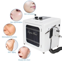 Hydra dermabrasion thérapie sous vide dermabrasion pulvérisation d'oxygène soins de la peau spa visage dôme machine à jet d'oxygène