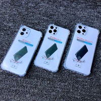 Coque de téléphone transparente de 1,5 mm, protection anti-jaunissement de haute qualité, coque de téléphone en TPU pour iPhone 15 14 13 12 11