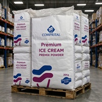 Sac en plastique tissé pp laminé en papier kraft résistant à l'humidité pour emballage de crème glacée, lait en poudre